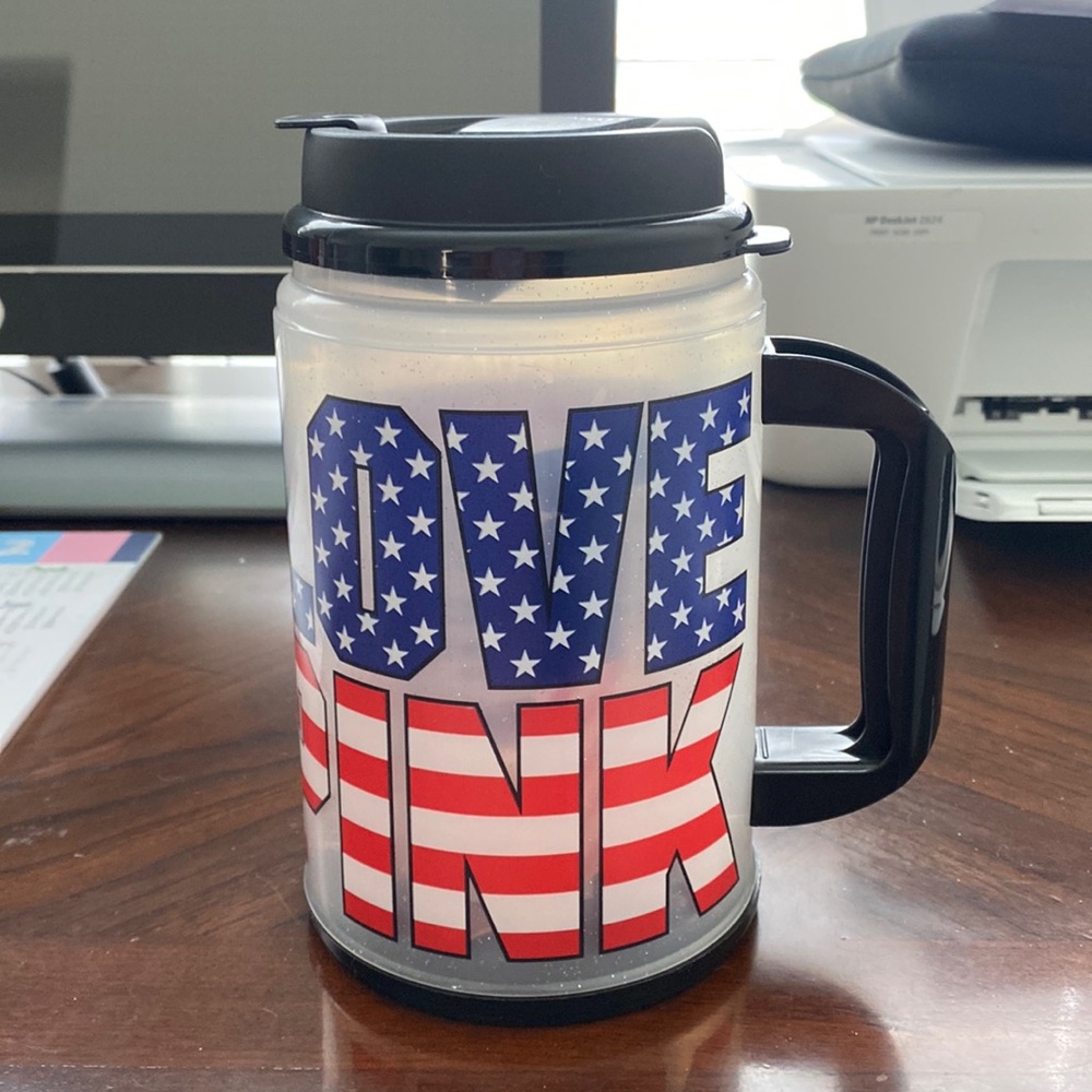 NWT PINK 24oz LIGHT UP CHUG MUG